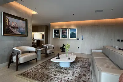 Apartamento minimalista com terraço gourmet 