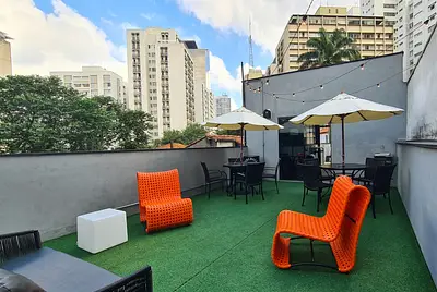 Rooftop a 2 passos da Av. Paulista