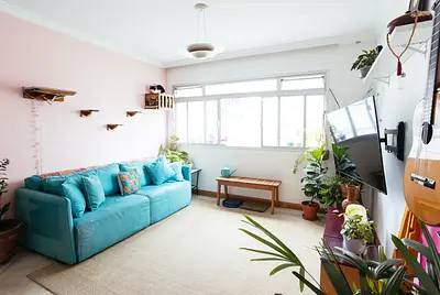Apartamento Charmoso e Colorido