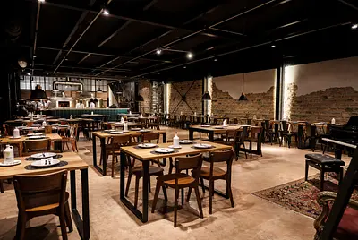 Pizzaria com espaço exclusivo de eventos