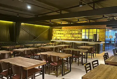 Pizzaria com espaço exclusivo de eventos